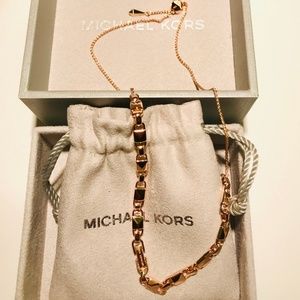 🎁 NWT $275 MICHAEL KORS Mercer Link Necklace